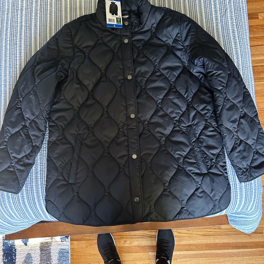 32 Degrees Women's Black Puffer Jacket